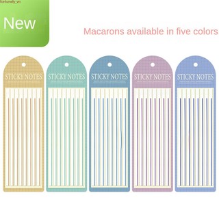 160 tờ/sách Macaron Color Student Index Sticker Trong suốt Post-it Notes Pet Waterproof Memo Notes