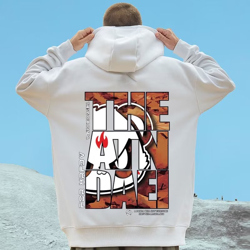 M-8XLáo khoác nam hoodie Tay Dài In Hình Gấu Vui Nhộn Phong Cách Đường Phố Mỹ Thời Trang Unisex
