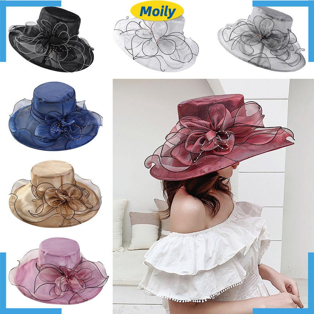 MOILYVN Mũ Rộng Vành Chống Nắng Thiết Kế Thoáng Khí Thời Trang