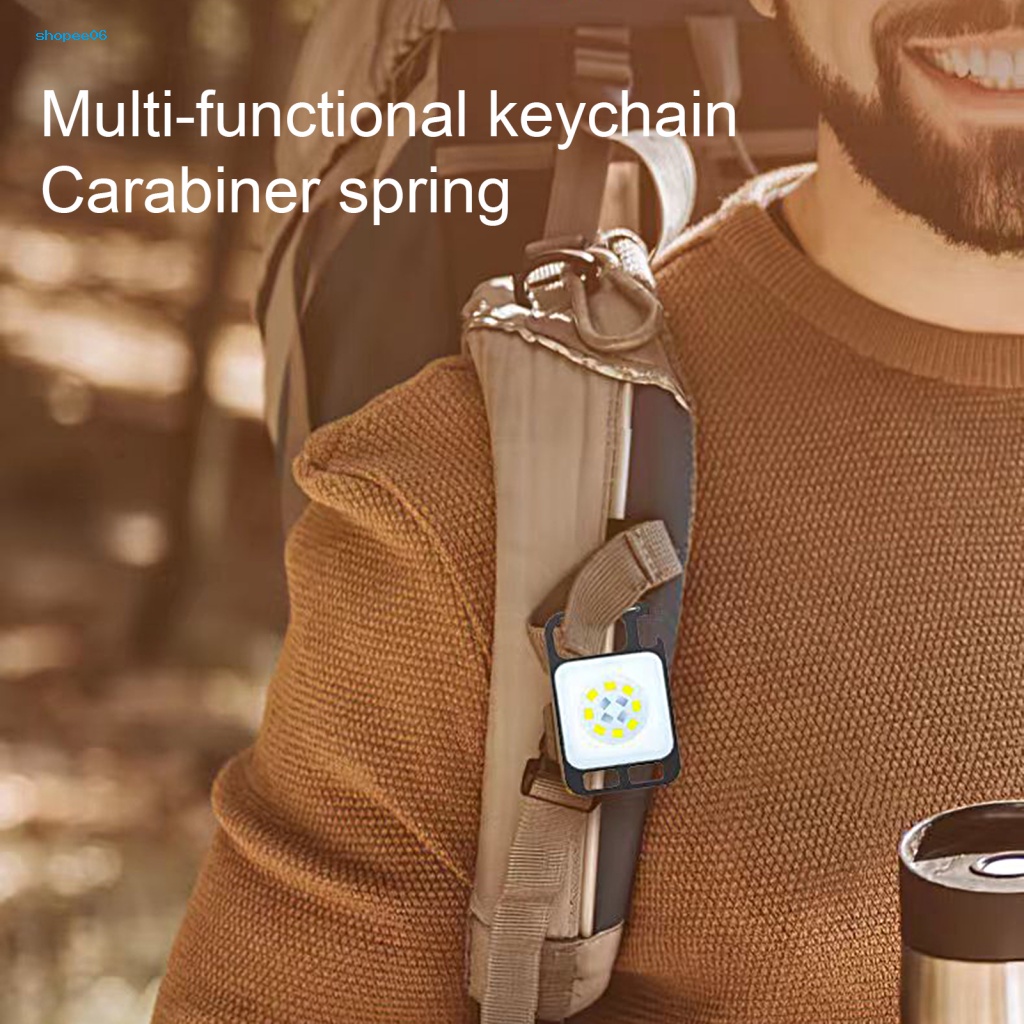 Đèn Pin LED Mini Hít Nam Châm Độ Sáng Cao Có Thể Sạc Lại Dùng Khi Đi Cắm Trại