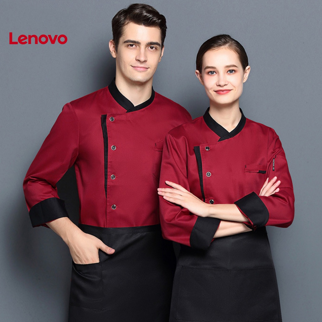 Áo Đầu Bếp Hoa Hướng Dương Tay Dài Cổ Đứng Phù Hợp Với Nhiều Màu Sắc Chống Bẩn Dễ Giặt Bánh Ngọt Cho Nam