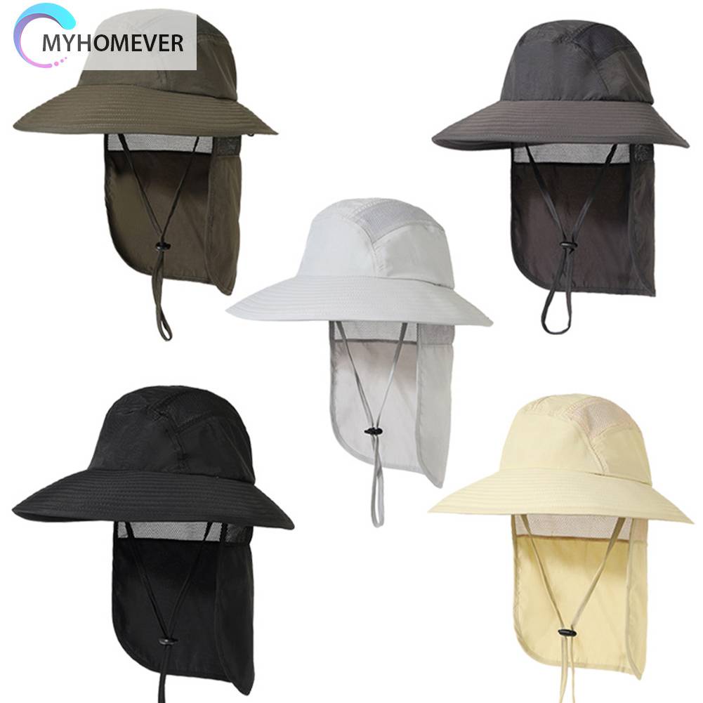 Mũ Boonie Thoáng Khí Chống Nắng Có Màn Che Dùng Khi Chạy Bộ Leo Núi Sự Bảo