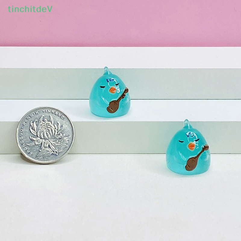 [TinchitdeV] Bộ 5 Đồ Chơi Trang Trí Nội Thất Xe Hơi Hình Gà Con Dạ Quang Dễ Thương Sáng Tạo [Mới]