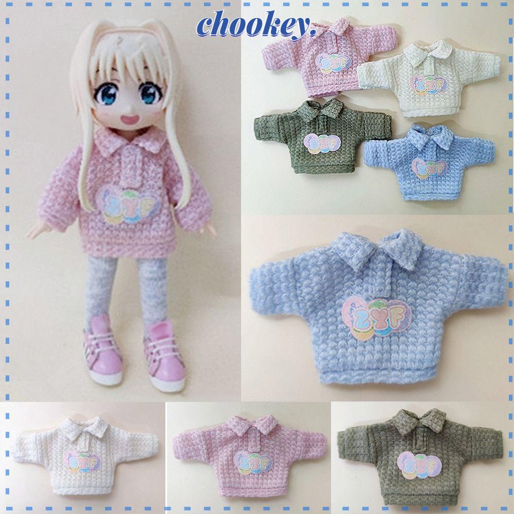 CHOOKEY Áo Len Dệt Kim Mini Nhiều Màu Sắc Dành Cho Búp Bê Mới