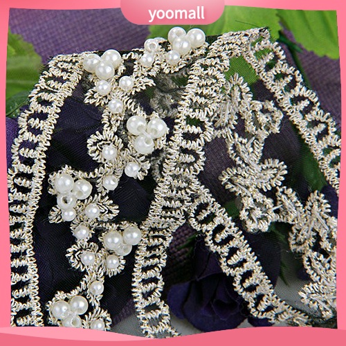 Băng Đô Ren Đính Ngọc Trai Giả Thời Trang Cho Nữ