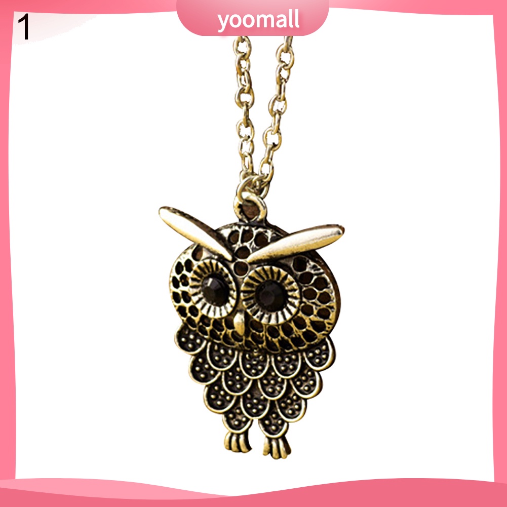 Vòng cổ Mặt Hình Cú Mèo Dễ Thương Phong Cách Vintage