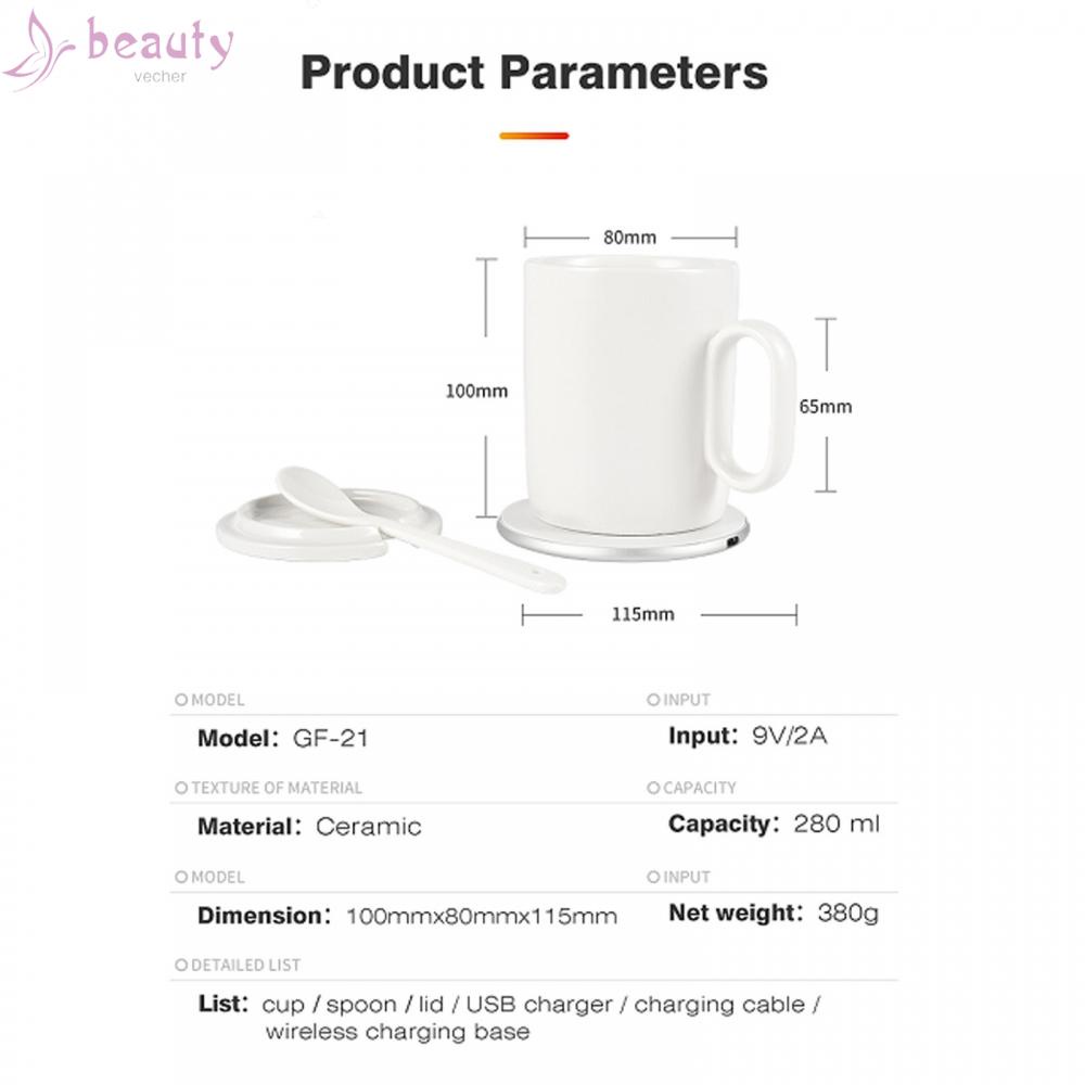 Cốc Uống Nước Bằng Sứ Kích Thước 10 * 8 * 12cm