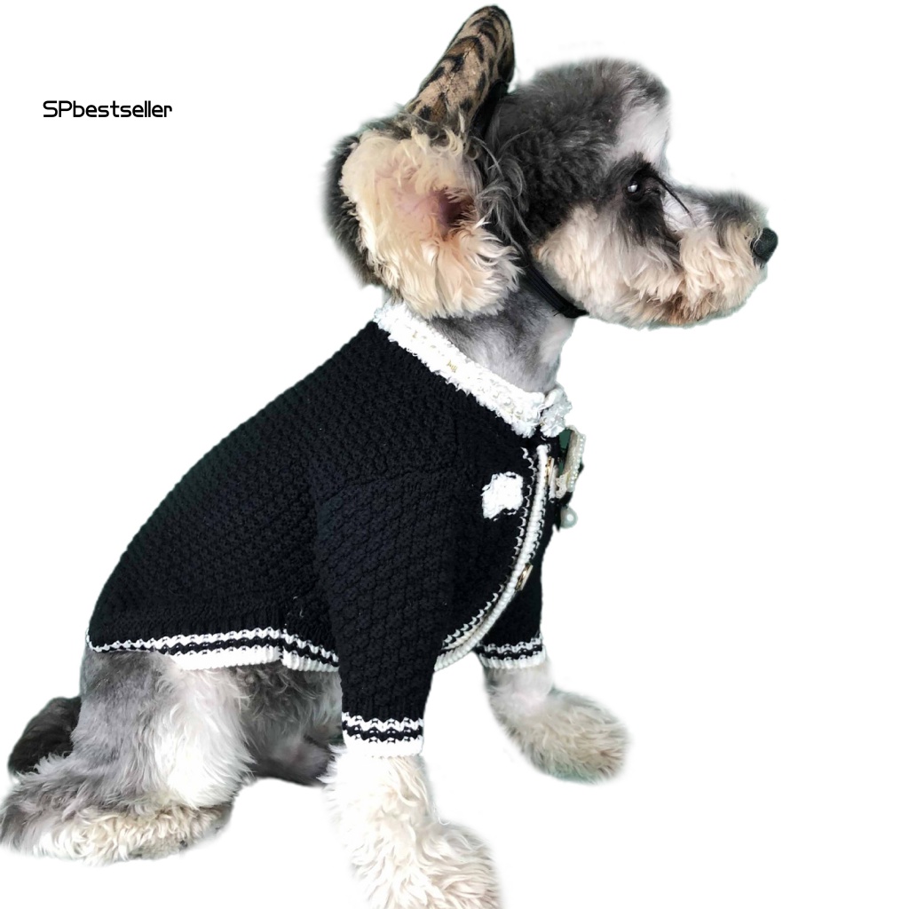 Áo Khoác Cardigan Thoáng Khí Có Nút Cài Dùng Đi Du Lịch Cho Thú Cưng