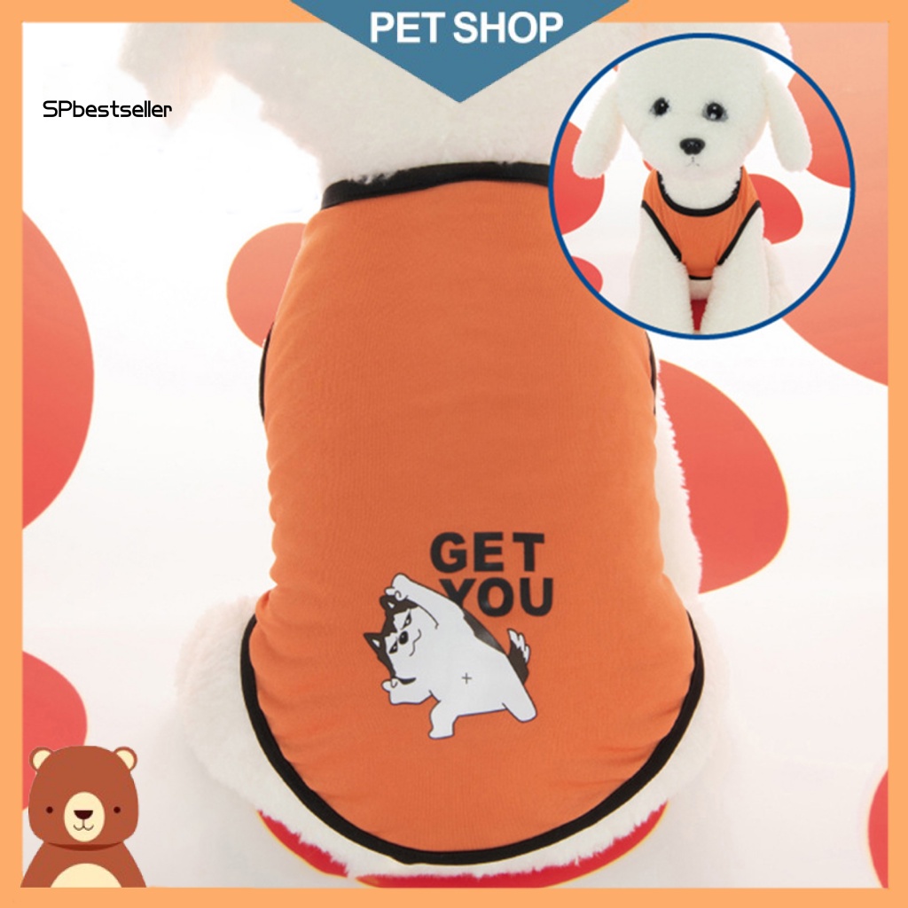 Áo Thun In Hình Dễ Thương Chống Mòn Thời Trang Mùa Xuân Cho Cún Cưng