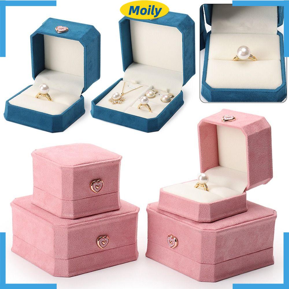 MOILYVN Hộp Đựng Trang Sức Hình Bát Giác