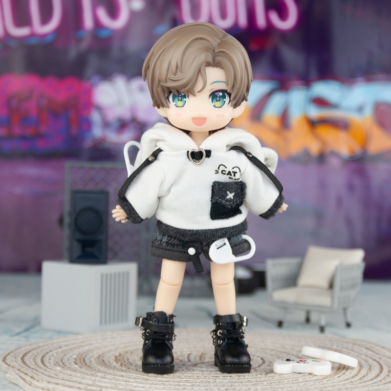 Bộ Đồ Thời Trang Cho Búp Bê Đáng Yêu ob11 GSC YMY obitsu11 1 / 12 BJD BODY9 DDF