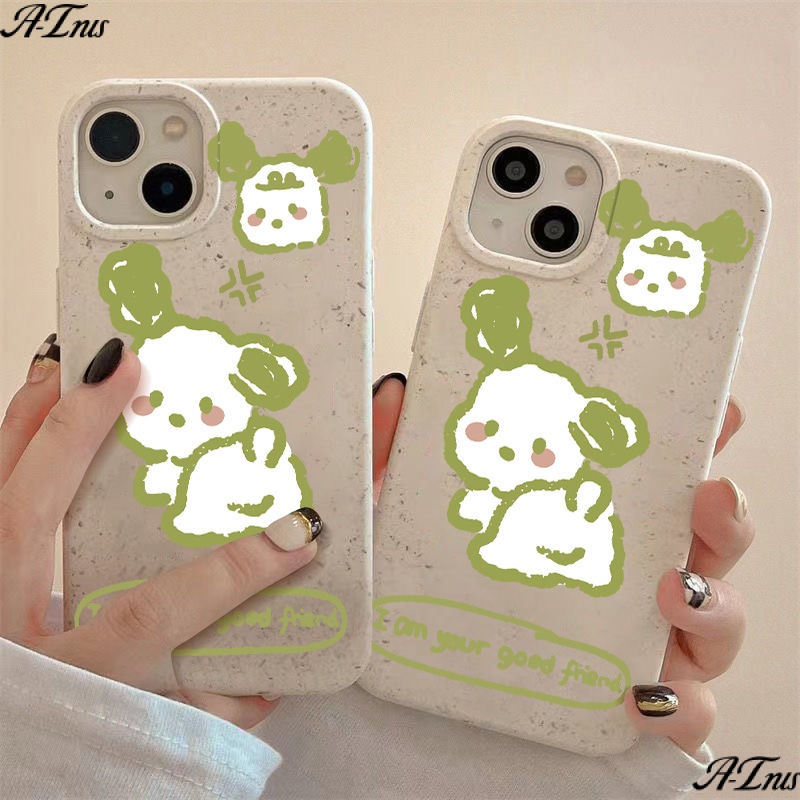 Ốp Điện Thoại Mềm Chống Sốc In Hình Chú Cún Đơn Giản Cho Iphone 7 8 plus 14pro 11max13iPhone12