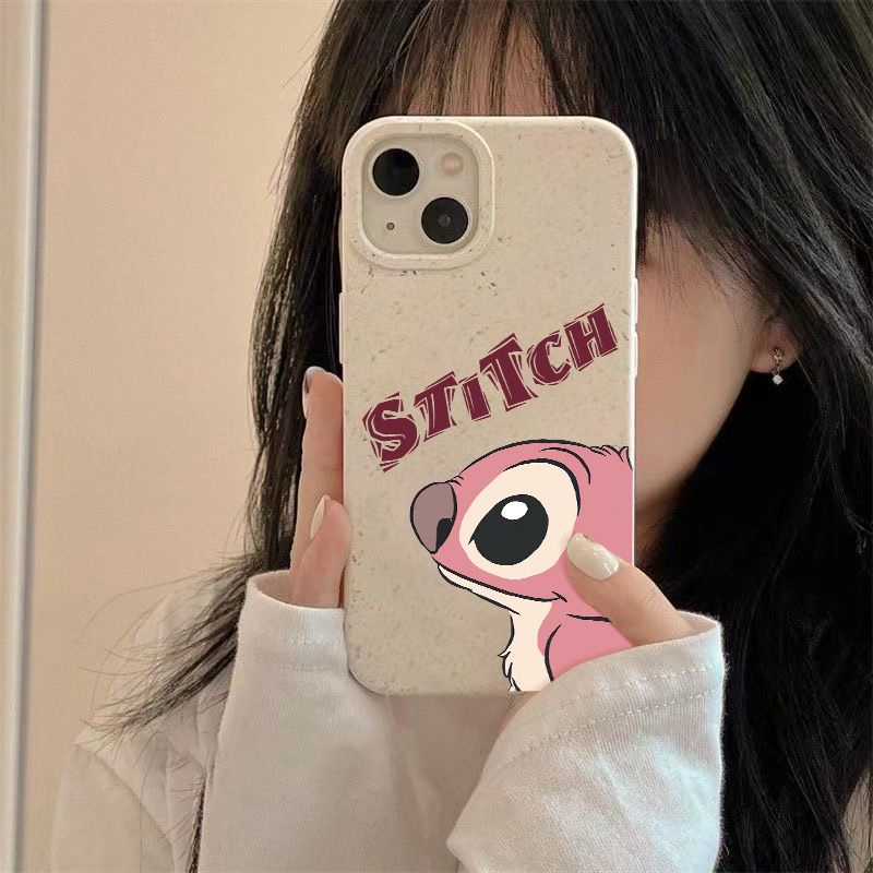 Ốp Điện Thoại Dẻo Họa Tiết Hoạt Hình Stitch Dễ Thương Chống Sốc Cho Apple 13 11 7 plus 8max14pro iPhone12 JDZ4