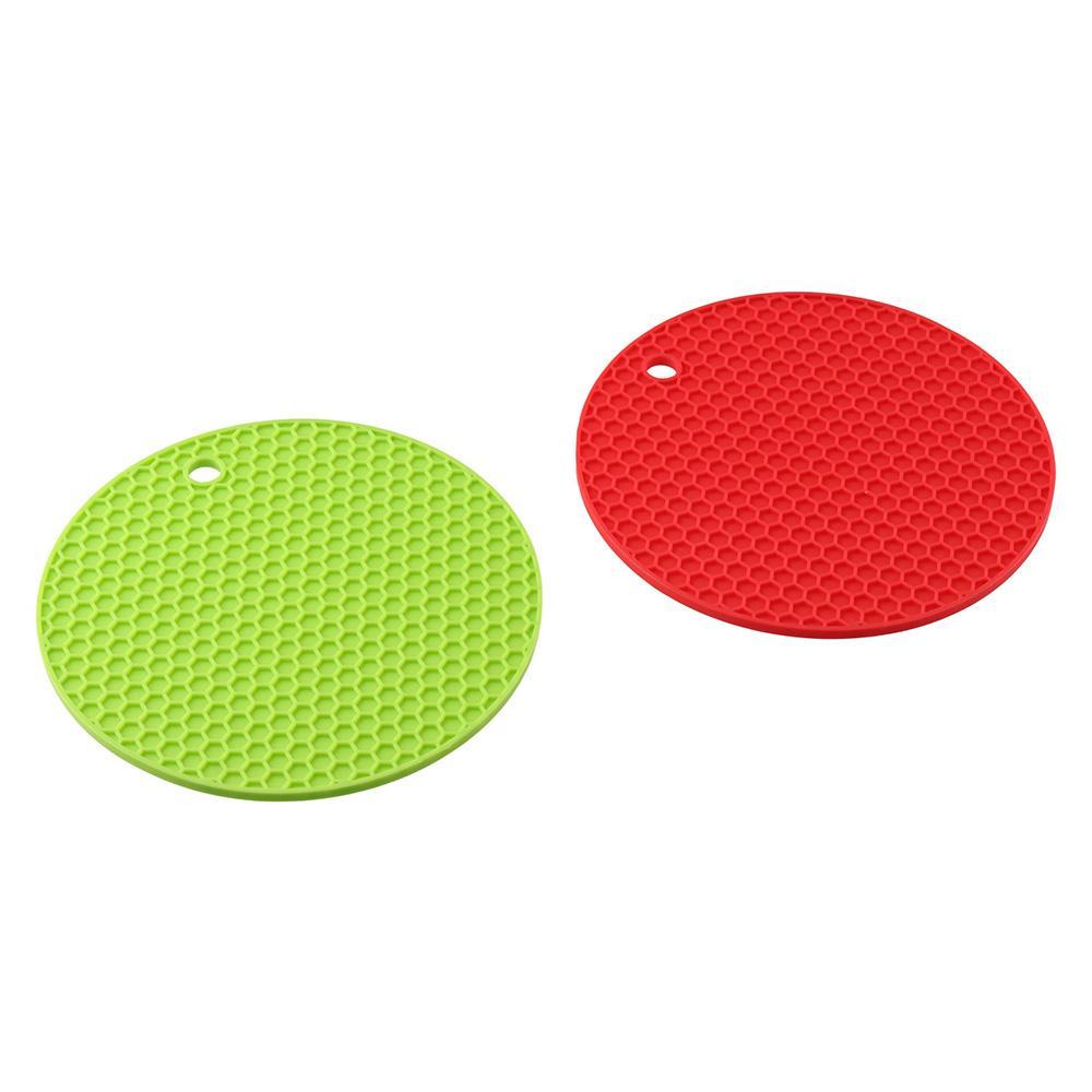 Bộ 4 Miếng Silicone Nhấc Nồi Chống Trượt Chịu Nhiệt Nhiều Màu