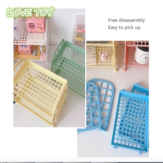 Hộp Đựng Mỹ Phẩm / Trang Sức Để Bàn Có Thể Gấp Gọn Tiện Dụng