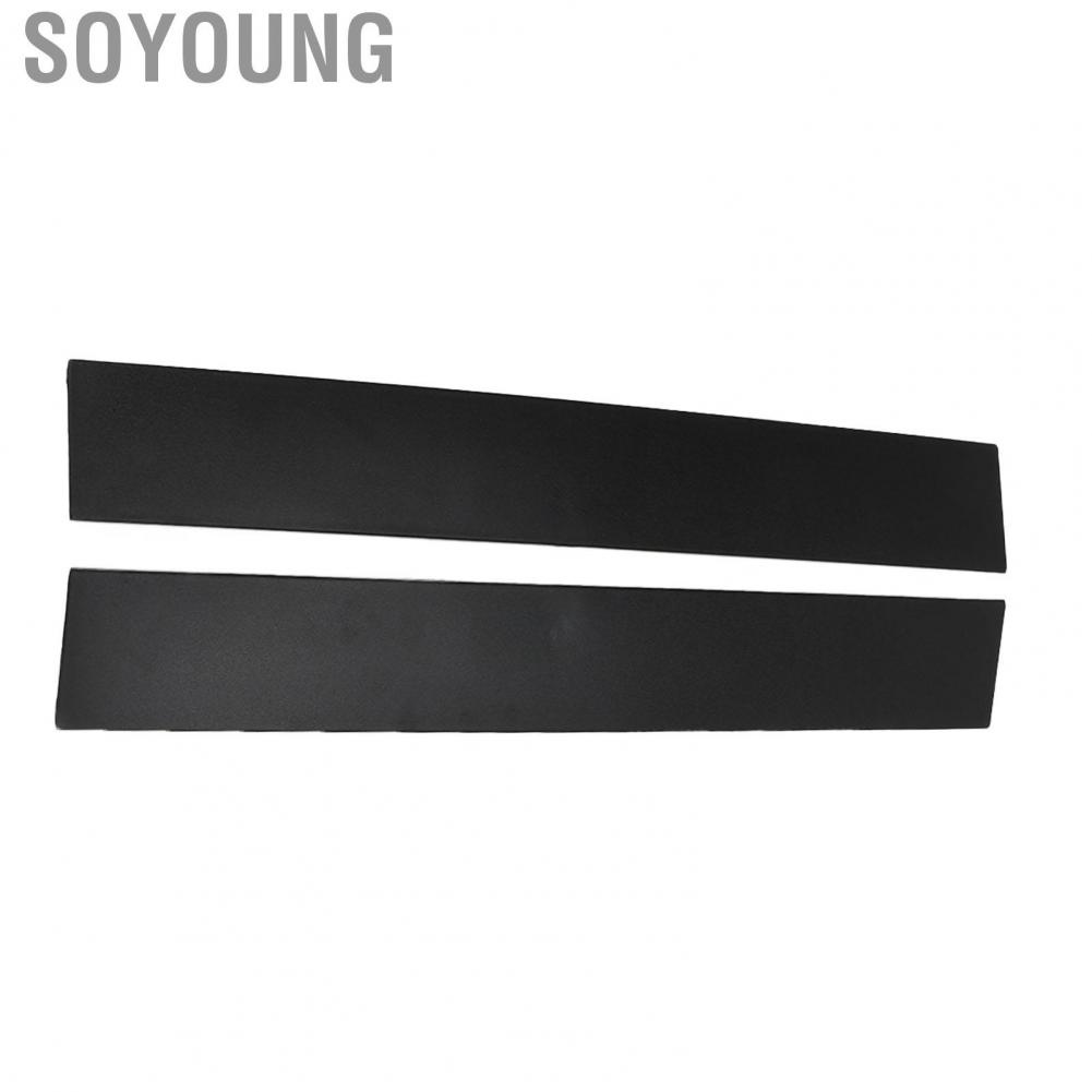 Soyoung 5020664AA Front Door B Pillar Trim Durable Easy Installation Molding 1Pair Stylish for Grand