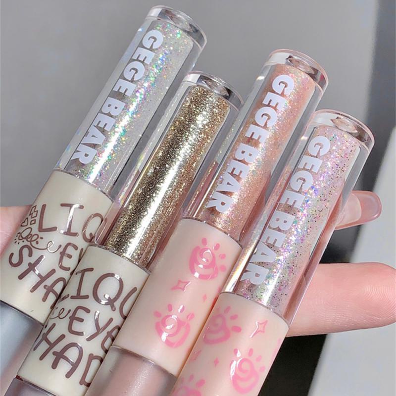 Phấn Mắt Dạng Lỏng Màu Lì Ánh Ngọc Trai Trang Điểm Sáng Bóng Thương Hiệu Gege Bear