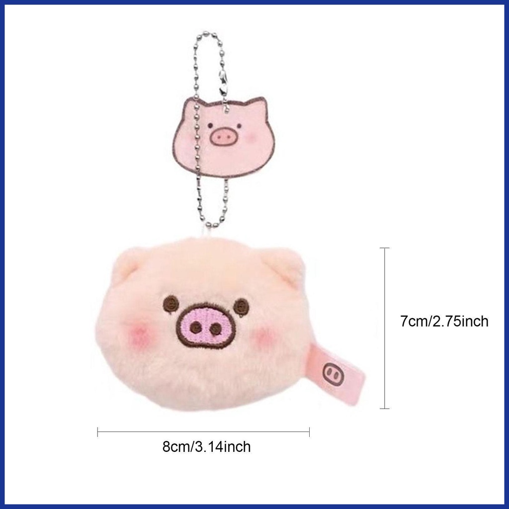 Móc Khóa Hình Heo Nhồi Bông Dễ Thương