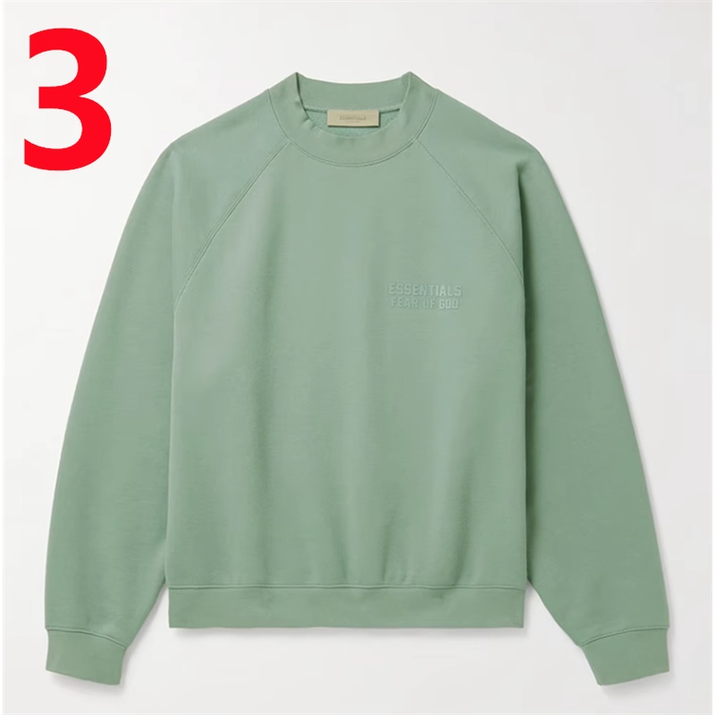 Bán chạy nhất ess545ntials nam và nữ áo nỉ họa tiết chữ và số in áo dài tay cộng với kích thước áo chui đầu unisex