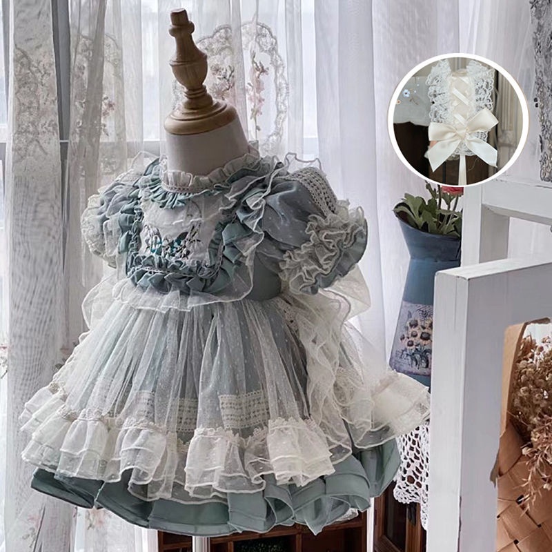 Đầm Công Chúa Lolita Cao Cấp Thời Trang Mùa Hè Hàng Mới Dành Cho Bé Gái FFBB