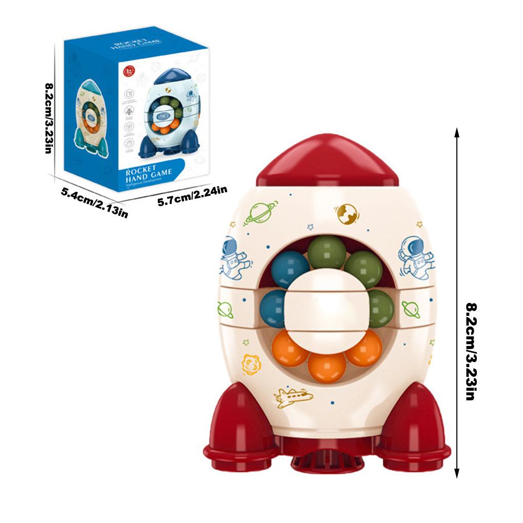 (runbu) Đồ Chơi Khối Lập Phương Nhỏ Xoay Bằng Hạt Xoay Giảm Căng Thẳng Cho Thanh Thiếu Niên Du Lịch Thông Minh