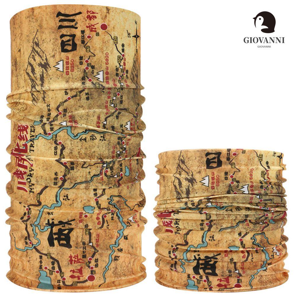 Giovanni Khăn Trùm Đầu Kiêm Mặt Nạ Chống Gió Ma Thuật Bảo Vệ Mặt Chống Bụi Dùng Khi Đi Xe Máy / Đạp Xe / Câu Cá