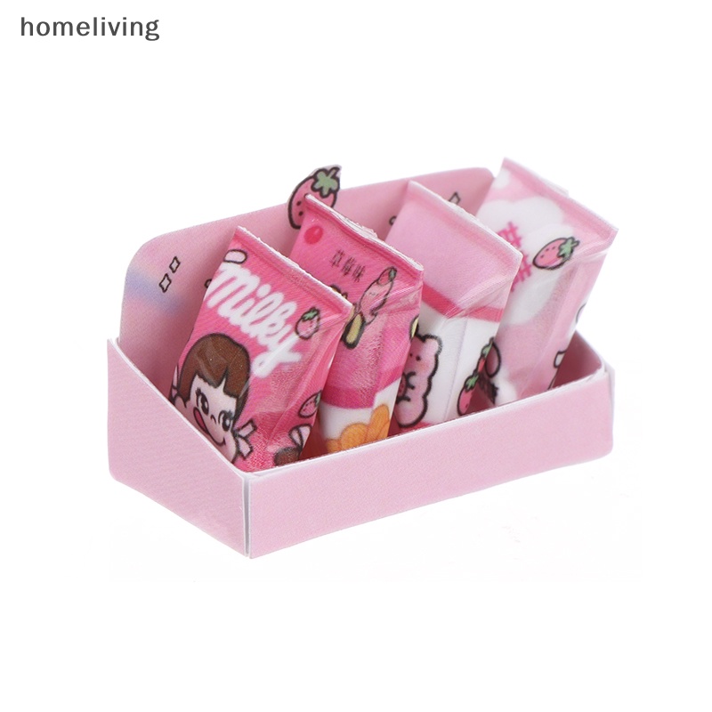 1 Bộ Túi Đựng Bánh Kẹo 1: 12 Dùng Trang Trí Nhà Búp Bê