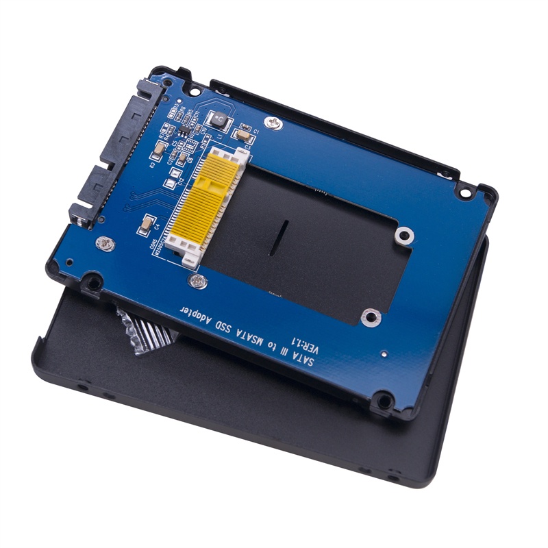 MỚI mSATA sang SATA 3.0 SSD Vỏ nhôm mSATA Hộp đựng bên ngoài mSATA sang 2,5 "SATA3.0 6Gbps Bộ chuyển