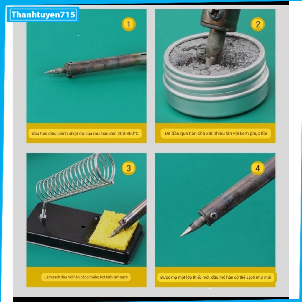 Bột vệ sinh, chất làm sạch mũi hàn