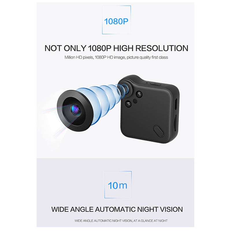 Camera mini 1080p hd ip cam Đen