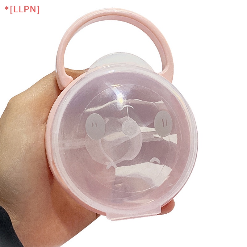 Núm Vú Giả Trong Suốt Chống Bụi Có Tay Cầm Tiện Dụng Cho Bé
