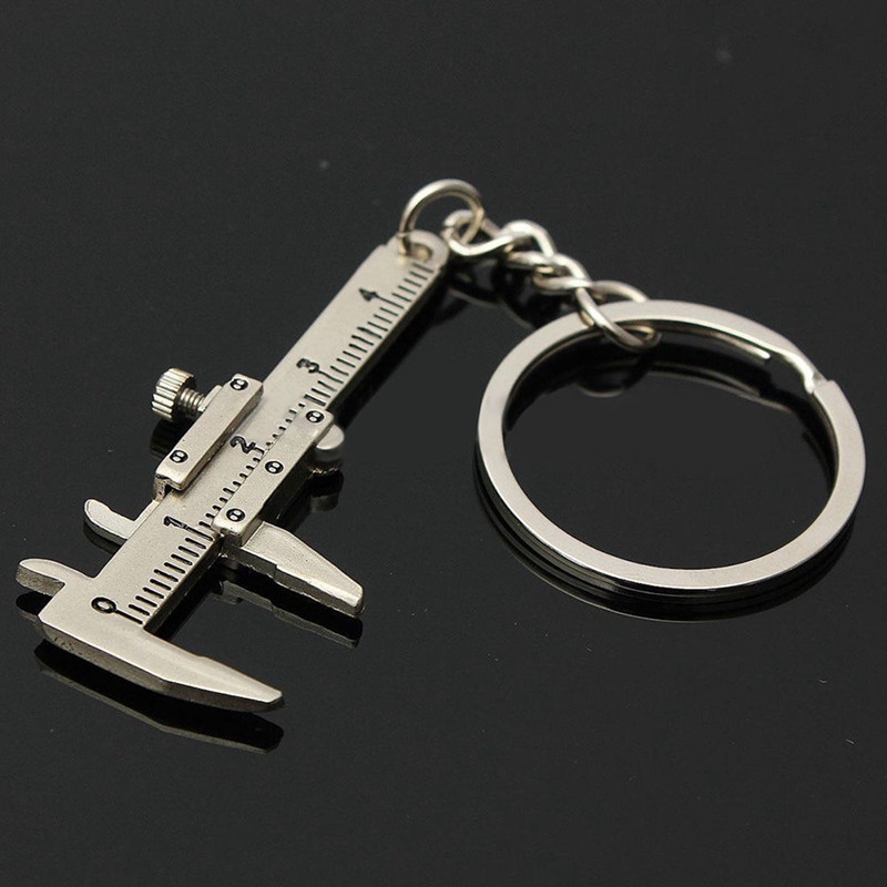 Dụng Cụ Đo Kích Thước Mini 10CM Có Móc Khóa