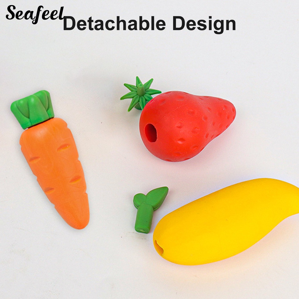 Set 2 Hộp Gôm Tẩy Hình Trái Cây Hoạt Hình Dễ Thương