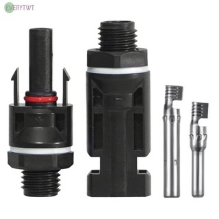 ⭐24H SHIPING ⭐5Pairs Solar Panel Plug Connector Plug Socket Coupling Power Distributor Adapter