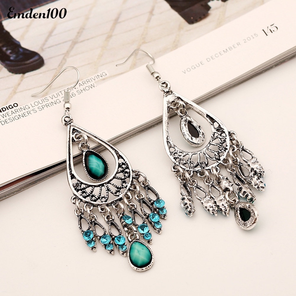 Đôi Bông Tai Dáng Dài Phong Cách Boho Thời Trang Cho Nữ