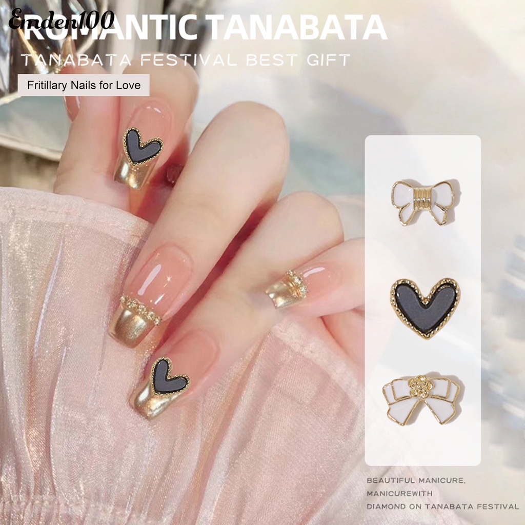 Set 10 Phụ Kiện Trang Trí Móng Tay Nghệ Thuật Xinh Xắn