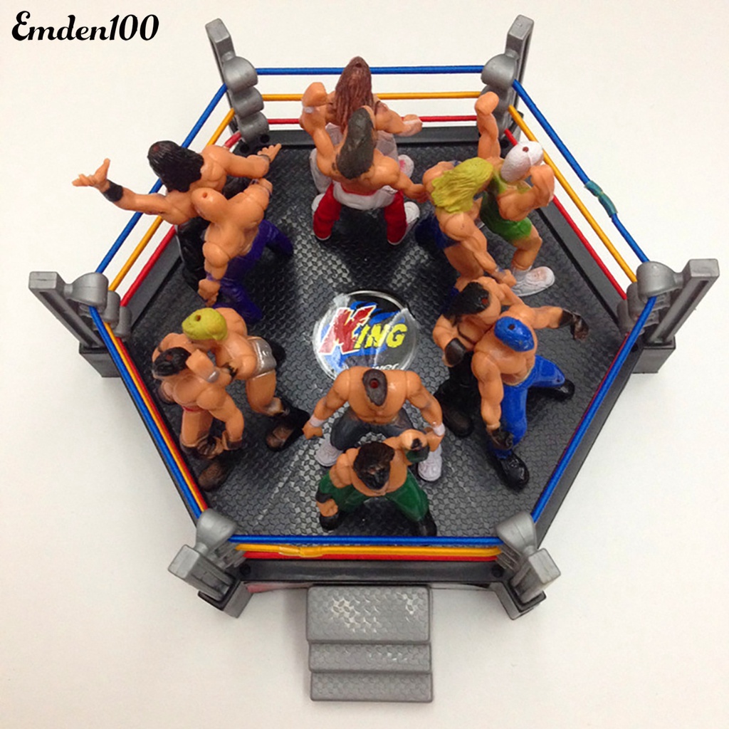 1 Bộ Mô Hình Nhân Vật Wrestling Trang Trí Đáng Yêu