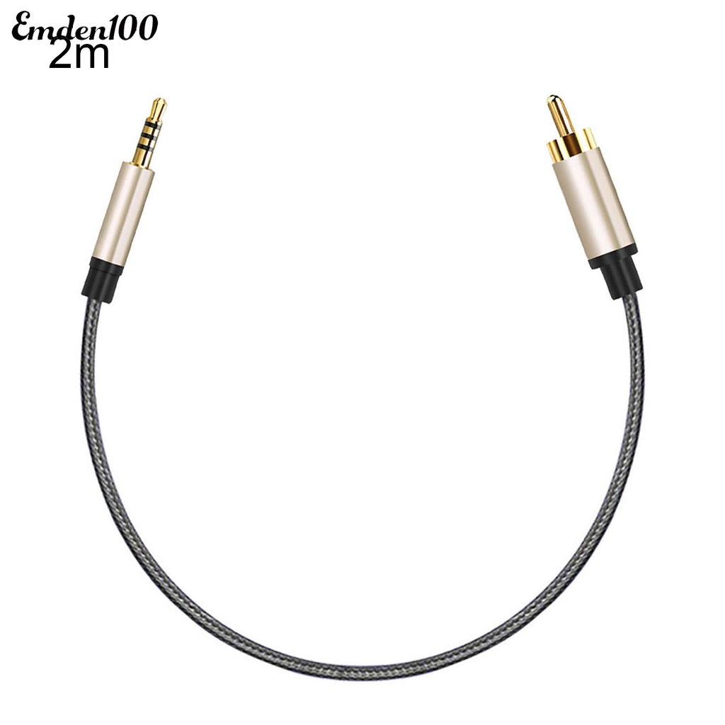 Dây Cáp Âm Thanh 1 / 2m RCA Sang AUX 3.5mm Cho Xiao-mi 1 / 2 TV