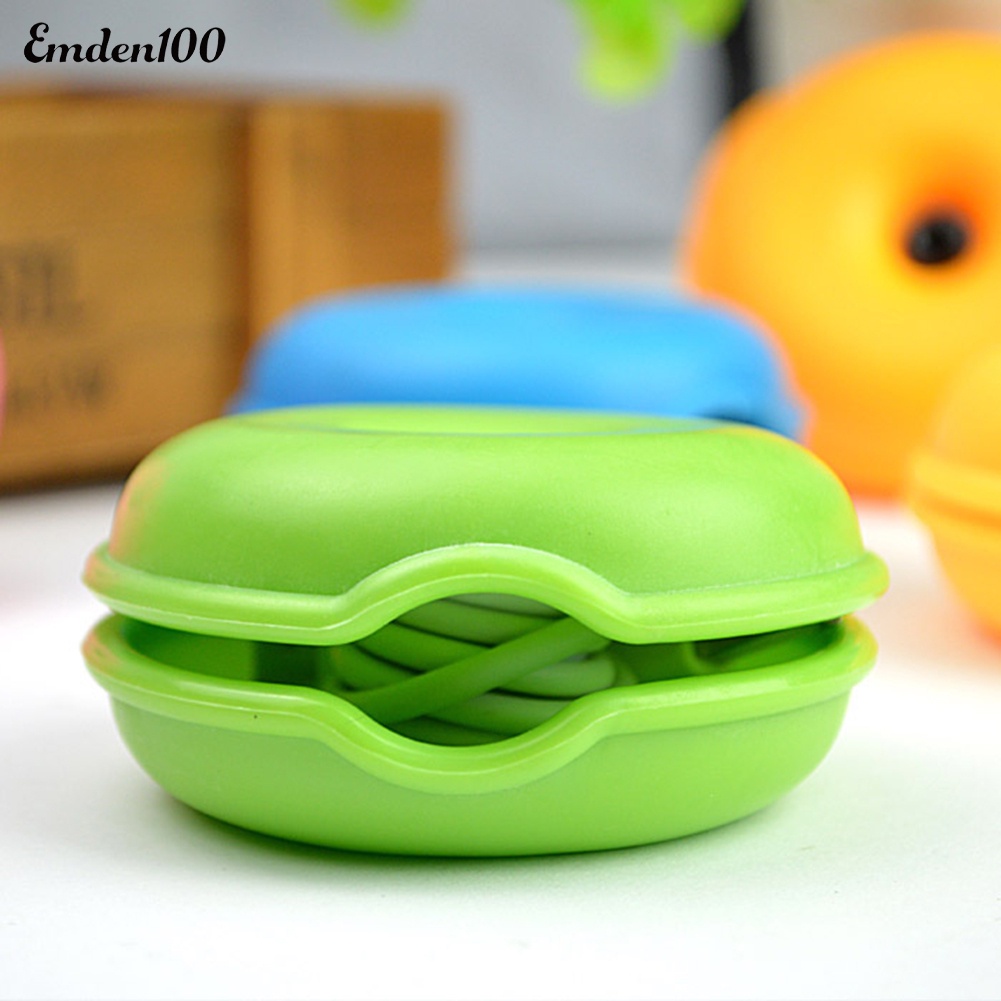 Phụ Kiện Quấn Dây Cáp / Tai Nghe Bằng Cao Su Hình Chú Rùa Dễ Thương