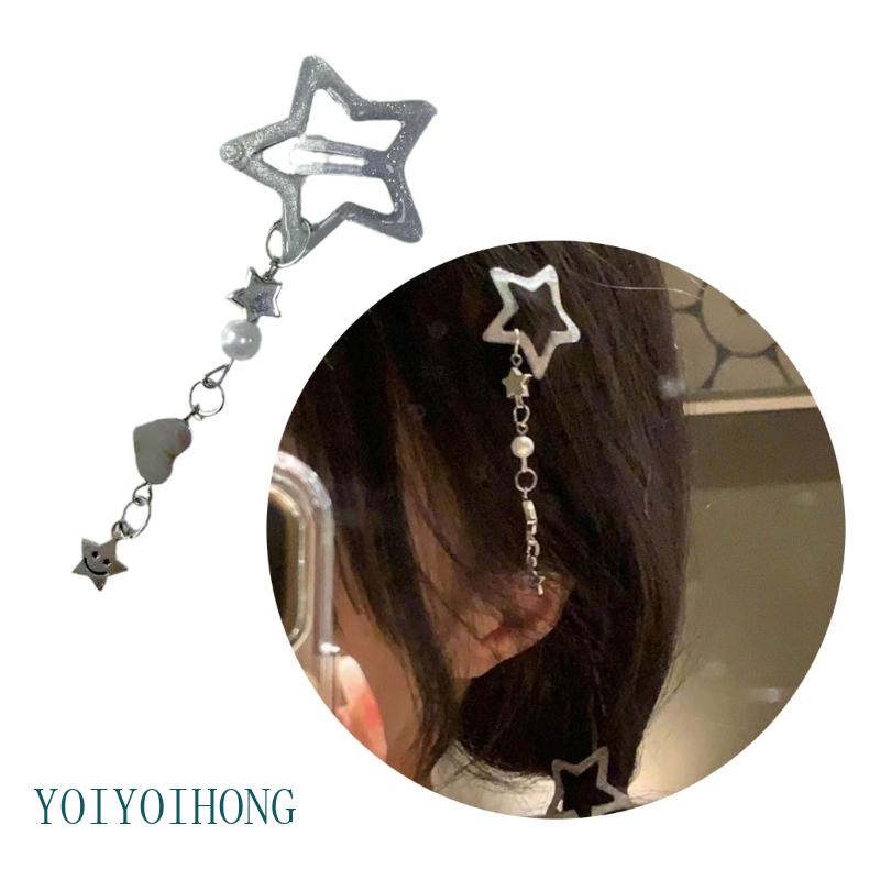 Kẹp Tóc Hình Ngôi Sao Năm Cánh Bằng Kim Loại Dễ Thương