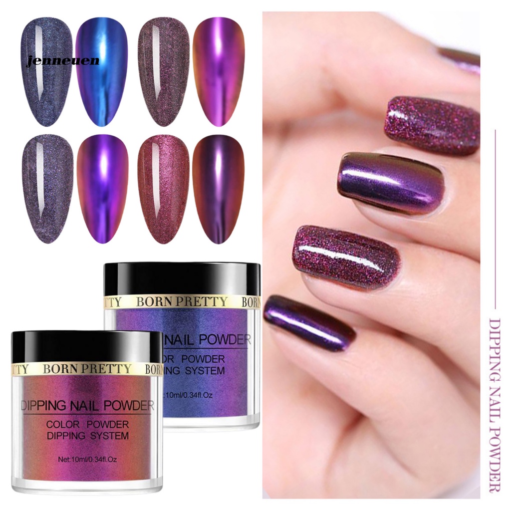 Bột Nhúng Trang Trí Móng Tay Nhiều Màu Sắc DIY