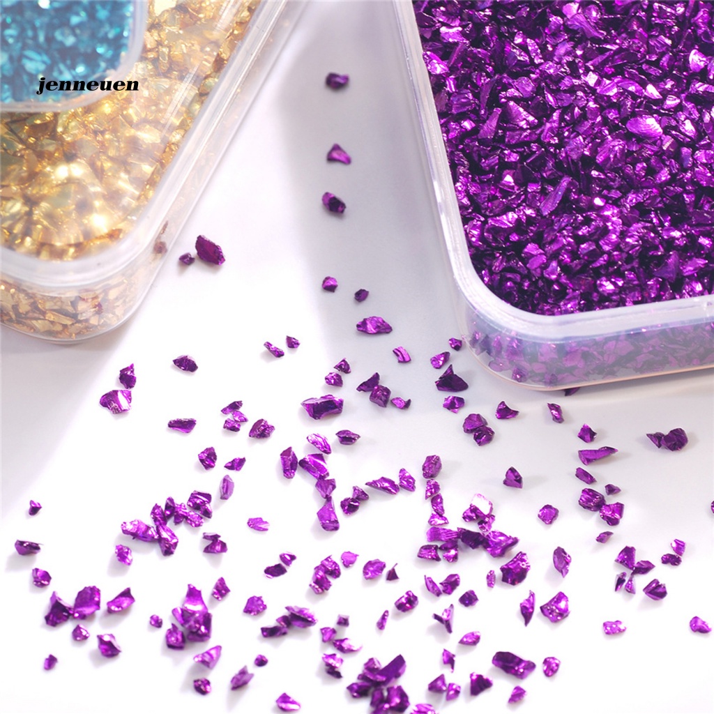 1 Hộp Phụ Kiện Trang Trí Móng Tay 3D Lấp Lánh