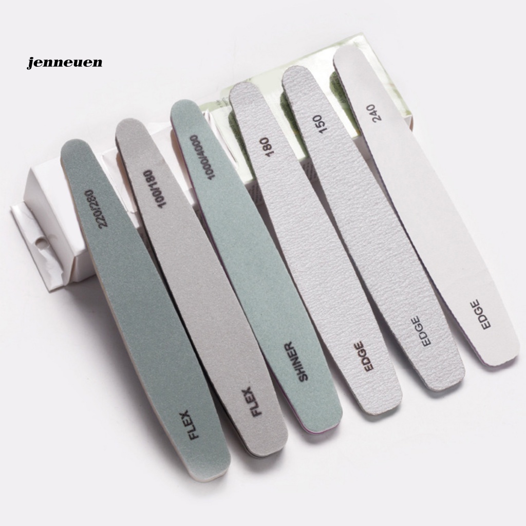 Bộ 6 Cây Dũa Móng Hai Mặt Hình Tròn Dễ Mang Theo