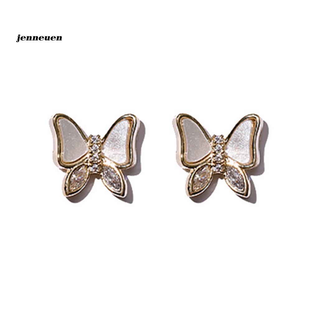 Set 2 Phụ Kiện Trang Trí Móng Tay Hình Bướm Trọng Lượng Nhẹ Thời Trang DIY