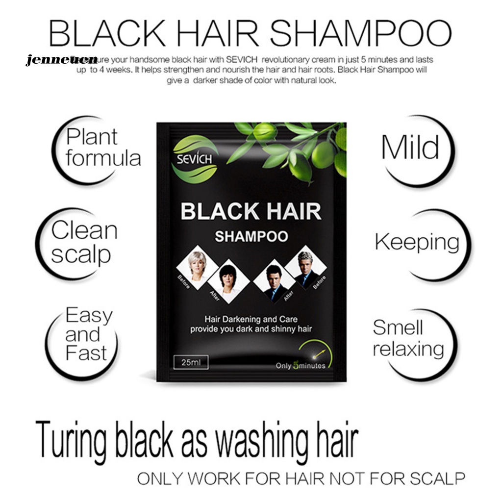 Dầu Gội Đầu Màu Đen Lâu Trôi Cho Nam Và Nữ 25ml