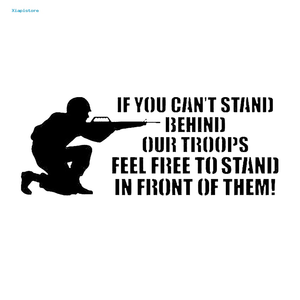 Miếng Dán Trang Trí Xe Hơi / Cửa Sổ Hình Chữ Tiếng Anh / Người Lính Vui Nhộn