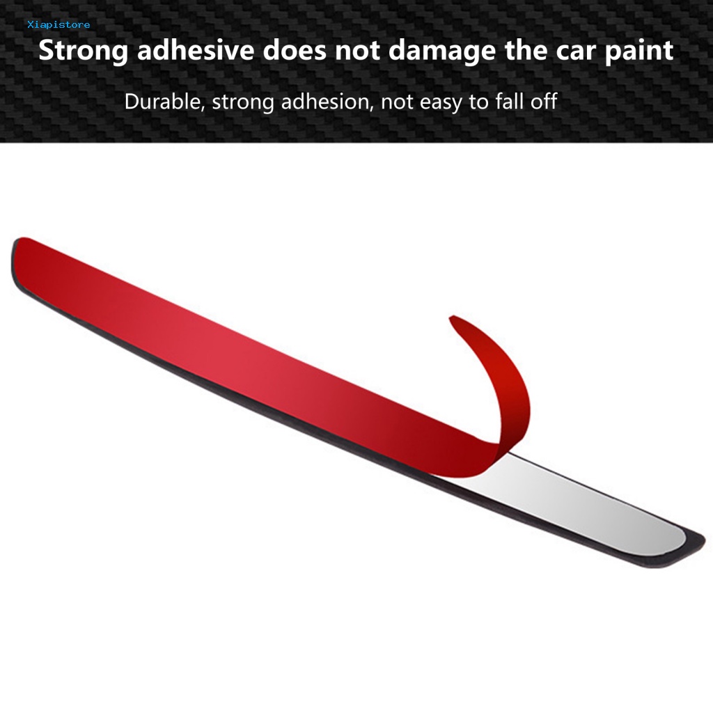Bộ 4 Miếng Dán Cạnh Cửa Xe Hơi Chống Va Chạm Chống Trầy Xước Họa Tiết Sợi Carbon