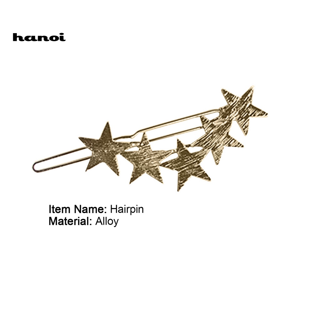 Kẹp Tóc Hợp Kim Thiết Kế Đơn Giản Thời Trang Cho Nữ