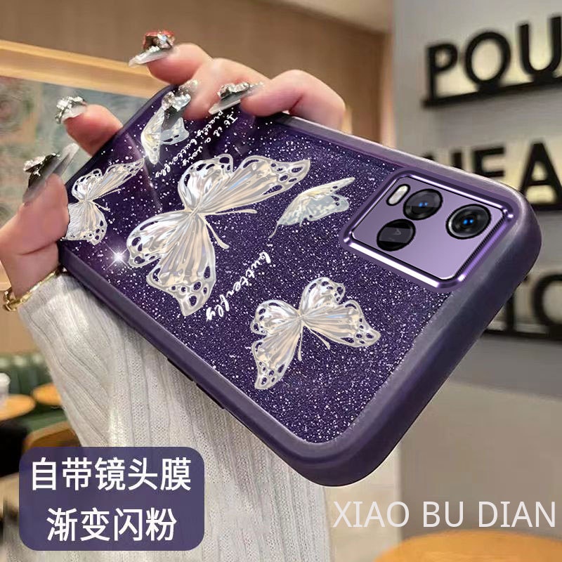 Ốp ĐiệN ThoạI HìNh BướM Cho VIVO Y21 2021 Y33S Y21S 4G Y21T Y33T Y21A Y21G