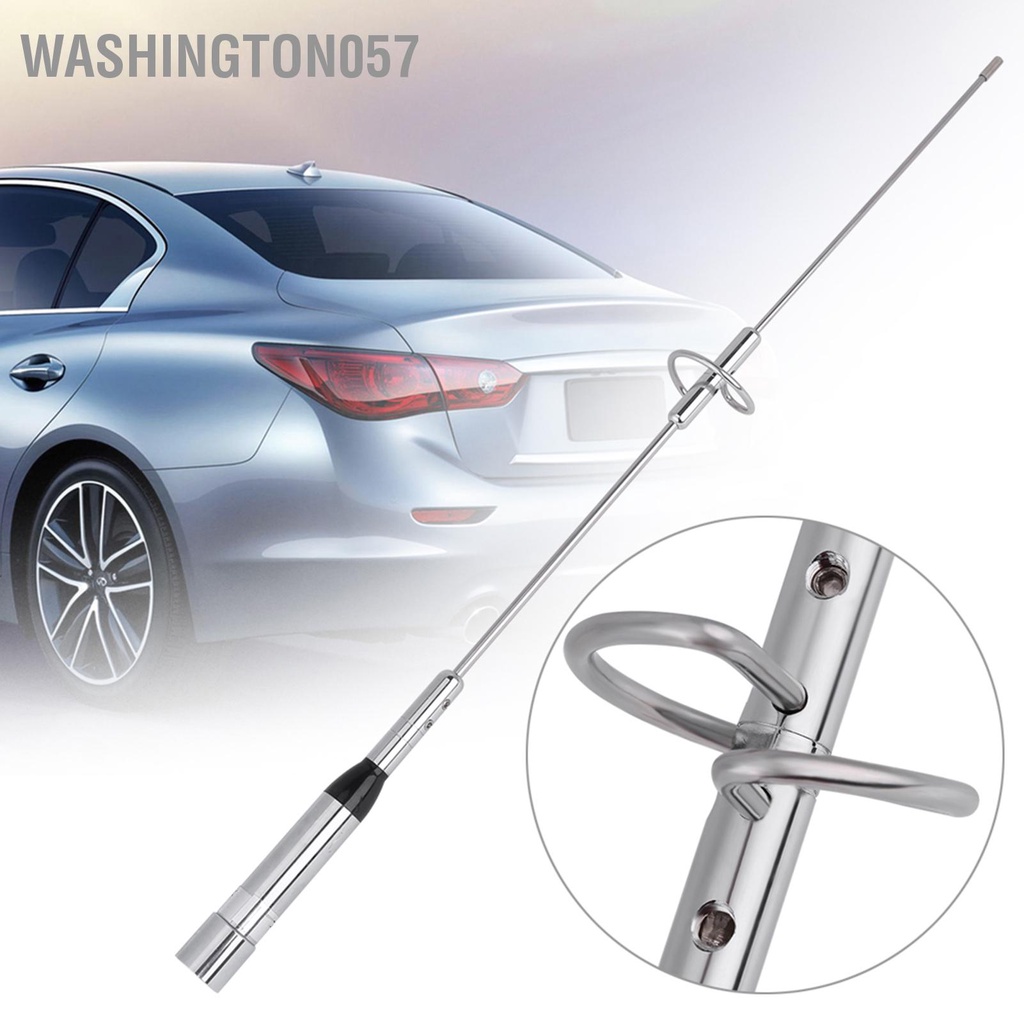 Washington057 Ăng-ten NL-770S dải kép UV 45CM với đầu nối loại UHF cho đài phát thanh di động trên ô tô